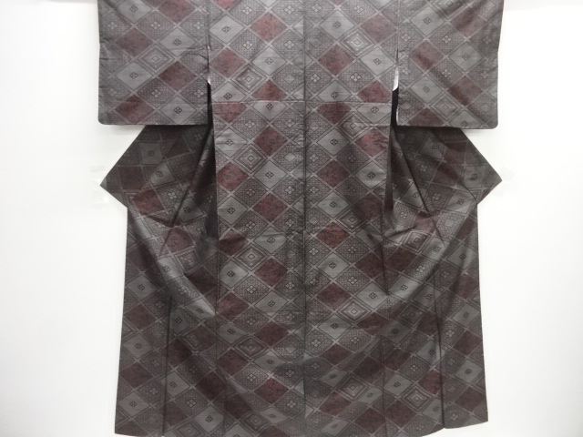 Japanese Kimono / Tsumugi Omeshi Silk